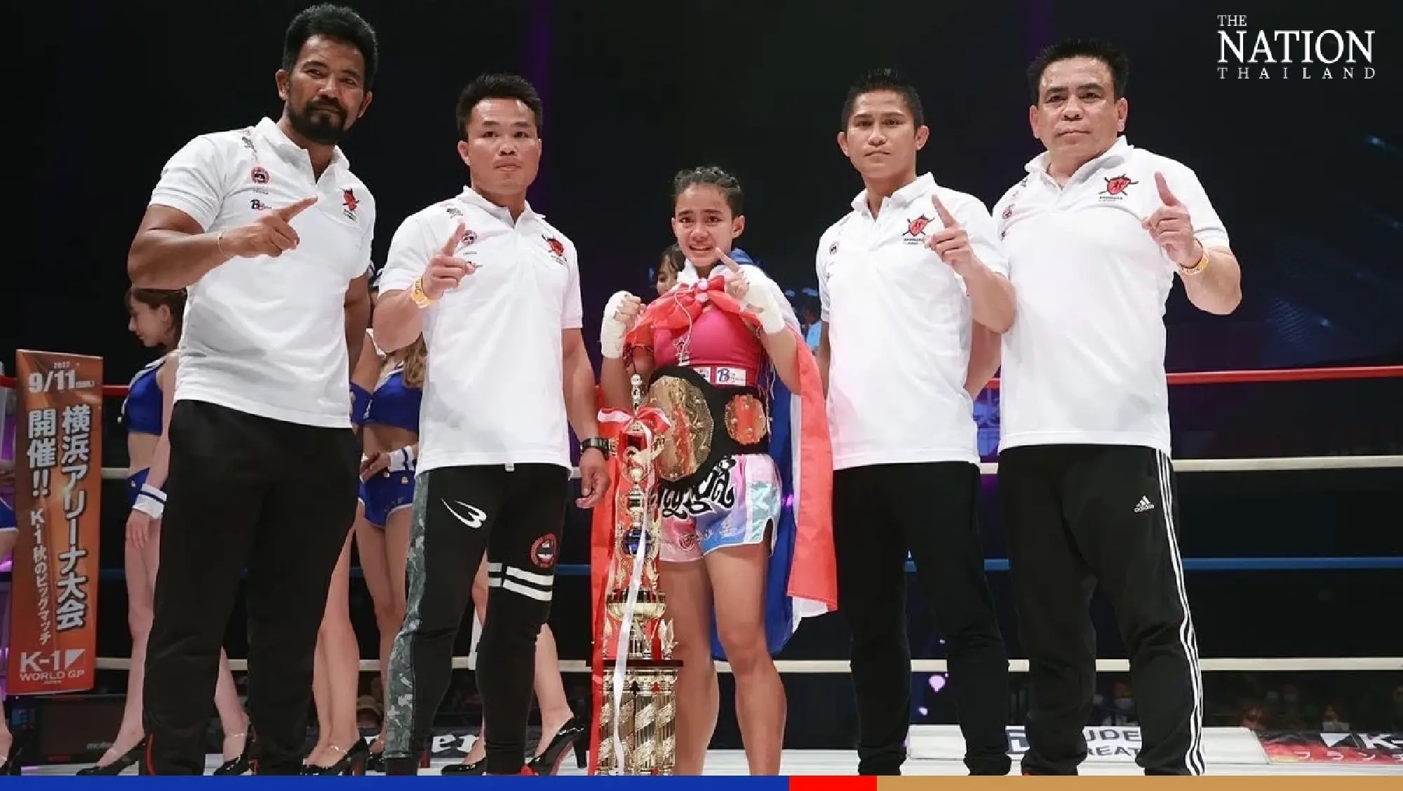 Female boxer Phahahong makes history by winning K-1 title
