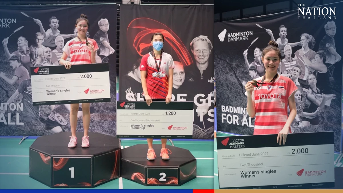 Thai rising star Pitchamon wins 2nd title, Ratchanok grabs silver