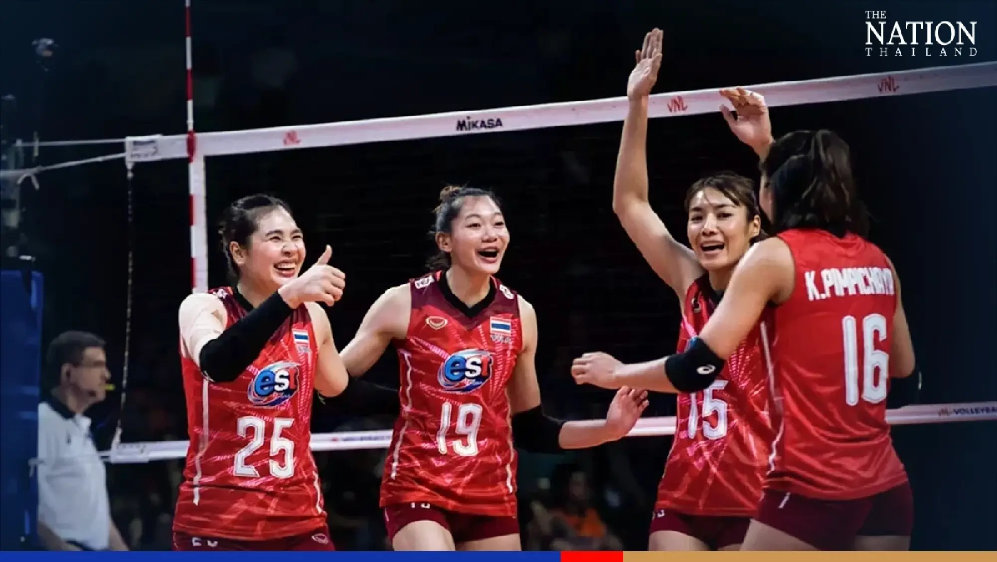 Thai women’s volleyball team replaces infected players for Poland game today