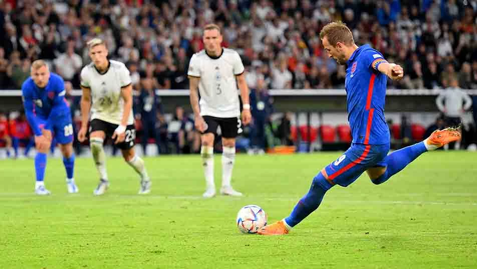 Harry Kane’s 50th goal for his country earned England a point away to Germany as they claimed a 1-1 draw in Munich. 