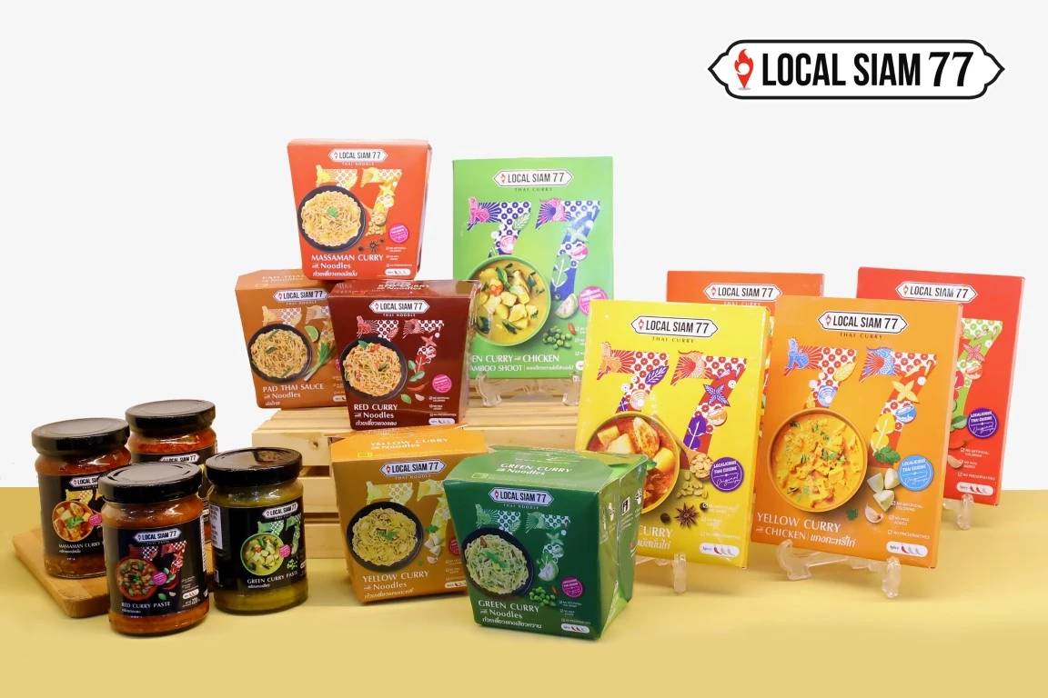 'Food Factors' expands its food business with 'Local Siam 77,'  a ready-to-eat Thainess bringing ingredients from the 77 provinces of Thailand to the global market.