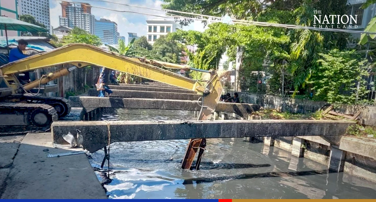 Chadchart defends Bangkok drainage chief amid canal dredging uproar