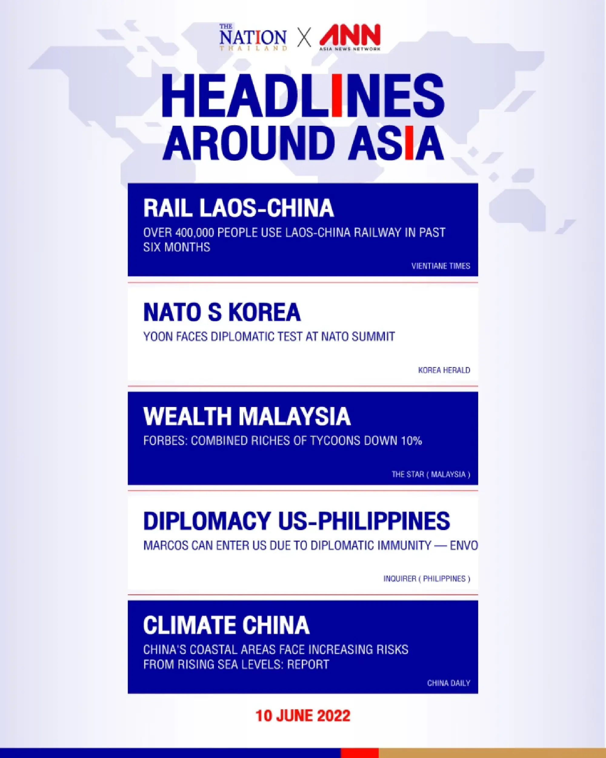 The latest news on what's happening in the region