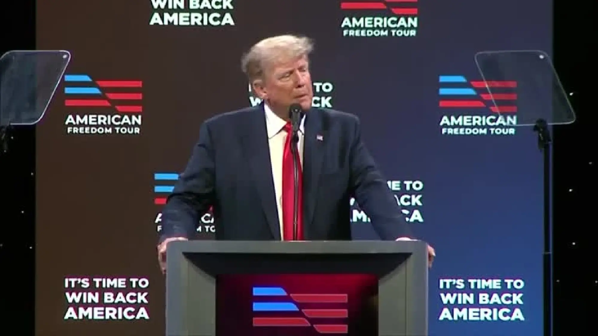 Trump wishes Biden well after bicycle fall