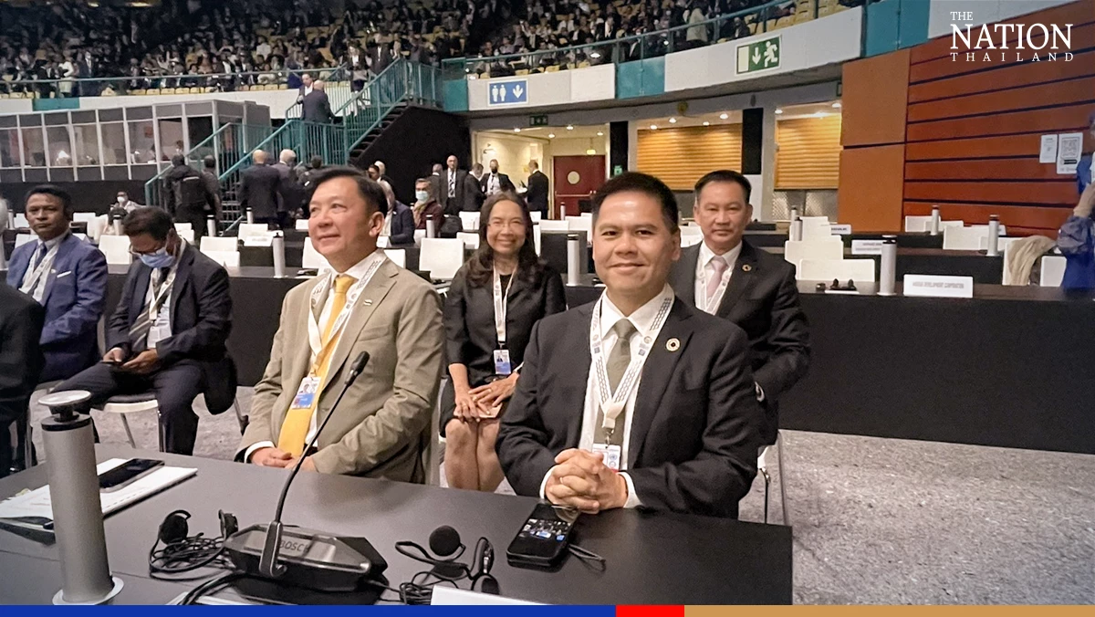 H.E. Mr Varawut expresses the strong position at the Ocean Conference