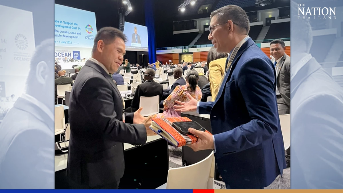 H.E. Mr Varawut expresses the strong position at the Ocean Conference