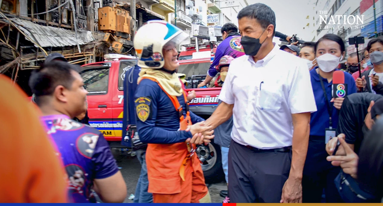 Chadchart ‘not to blame’ for Bangkok blazes in month since election