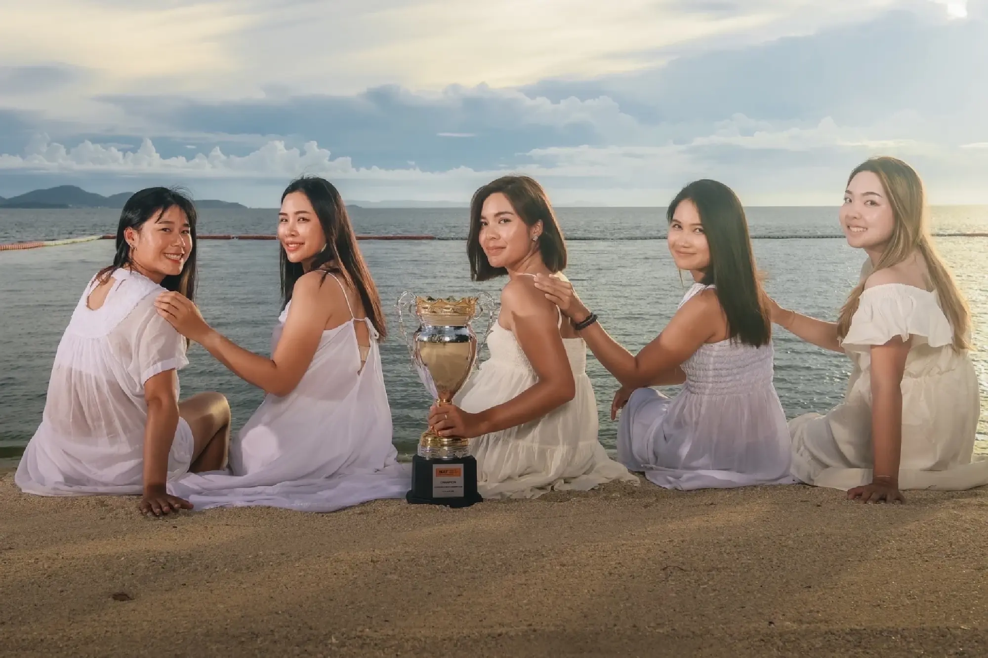 Players Post for Photocall Ahead of Thai WPGA Event in Pattaya 