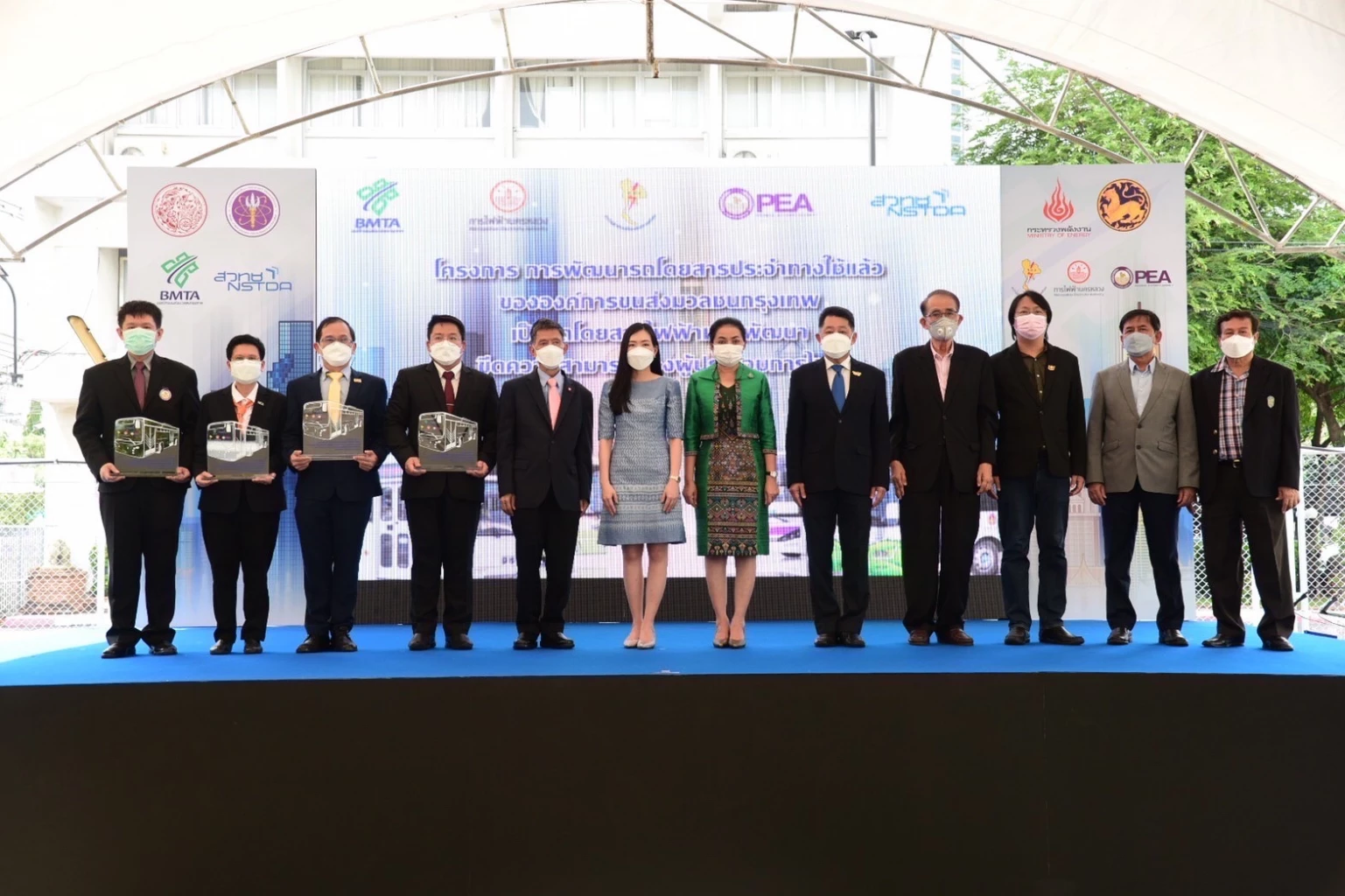 First lot of modified e-buses delivered to BMTA by NSTDA