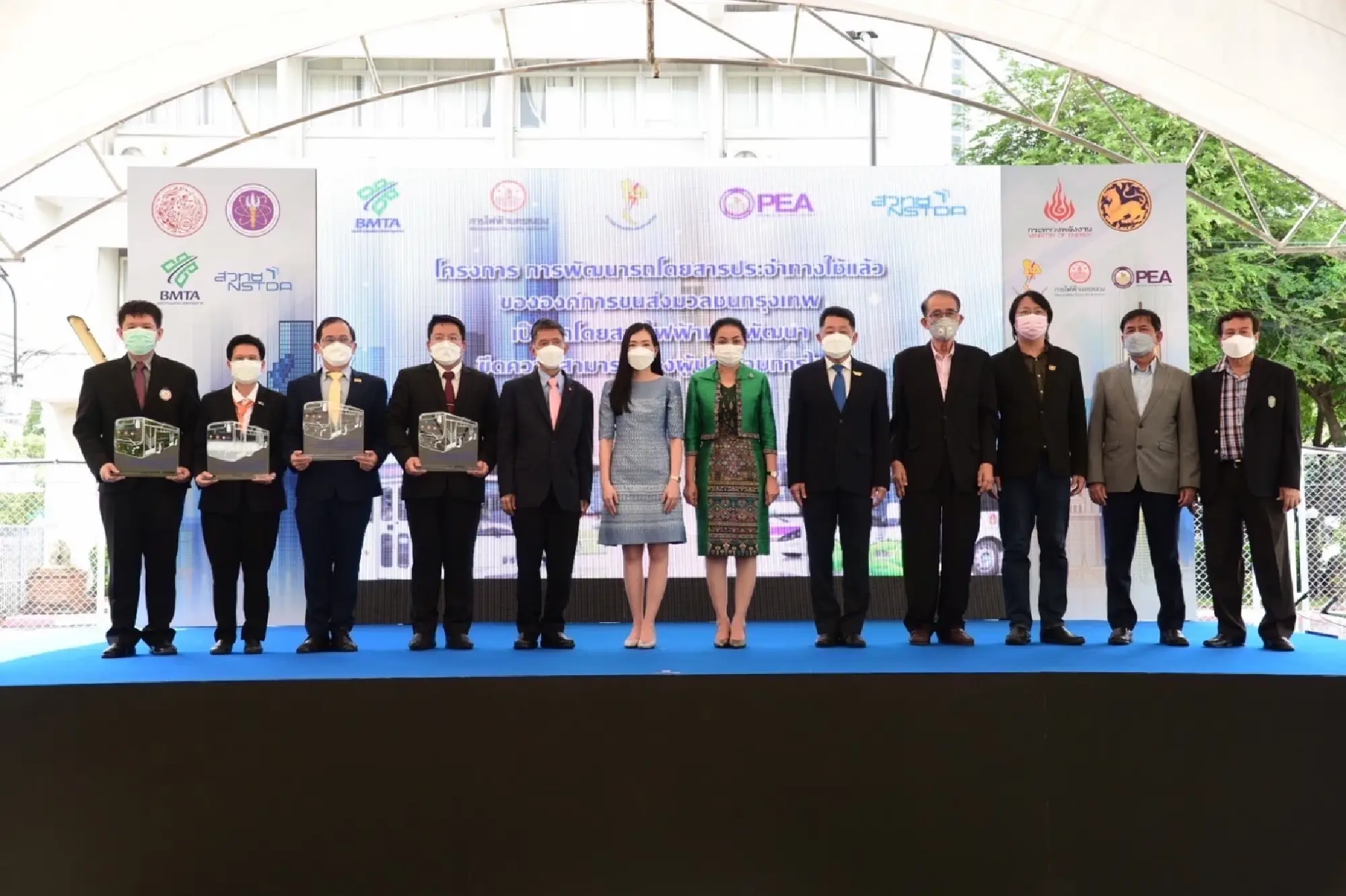 First lot of modified e-buses delivered to BMTA by NSTDA