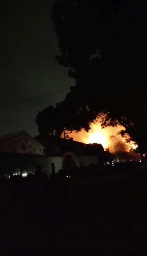 Sri Lanka PM house set on fire amid mass protests