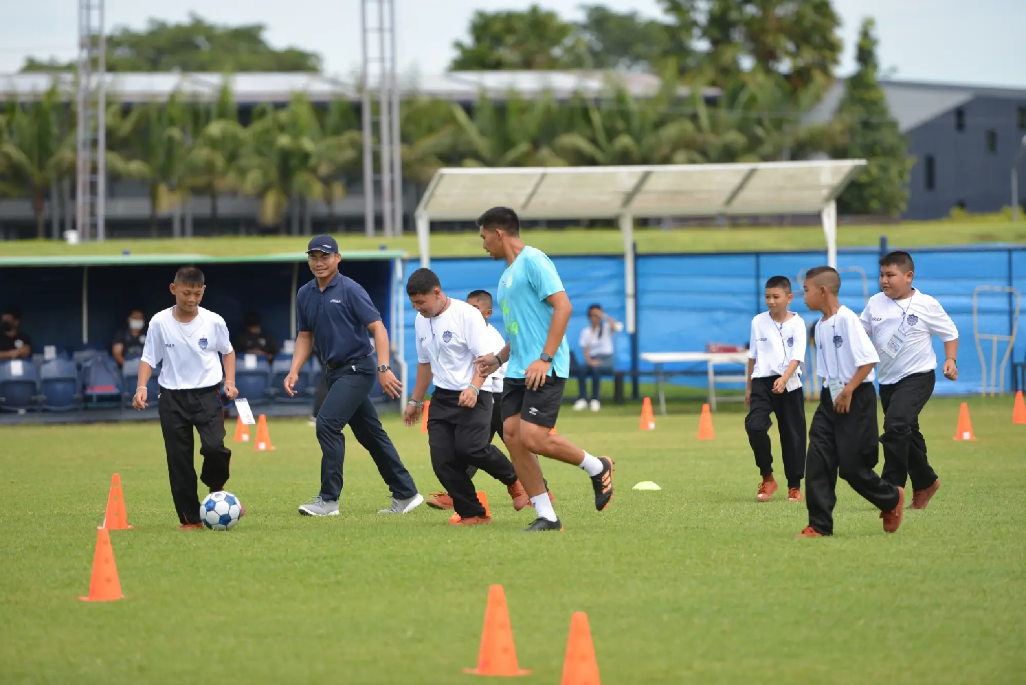 GULF and Buriram United spark young footballers’ dreams with “GULF Football Clinic” for the second year