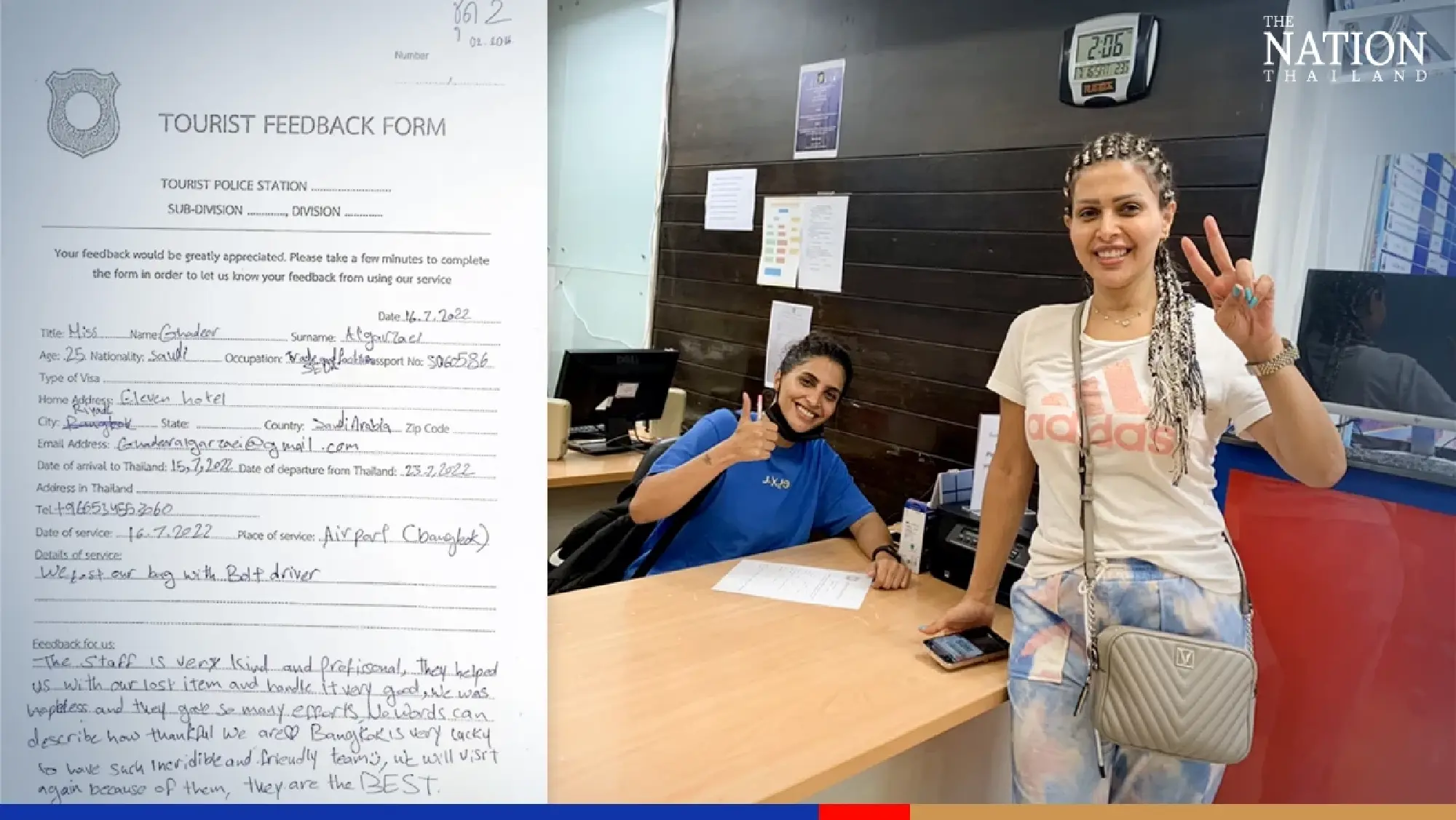 Tourist Police win kudos for tracking down luggage of 2 Saudi tourists