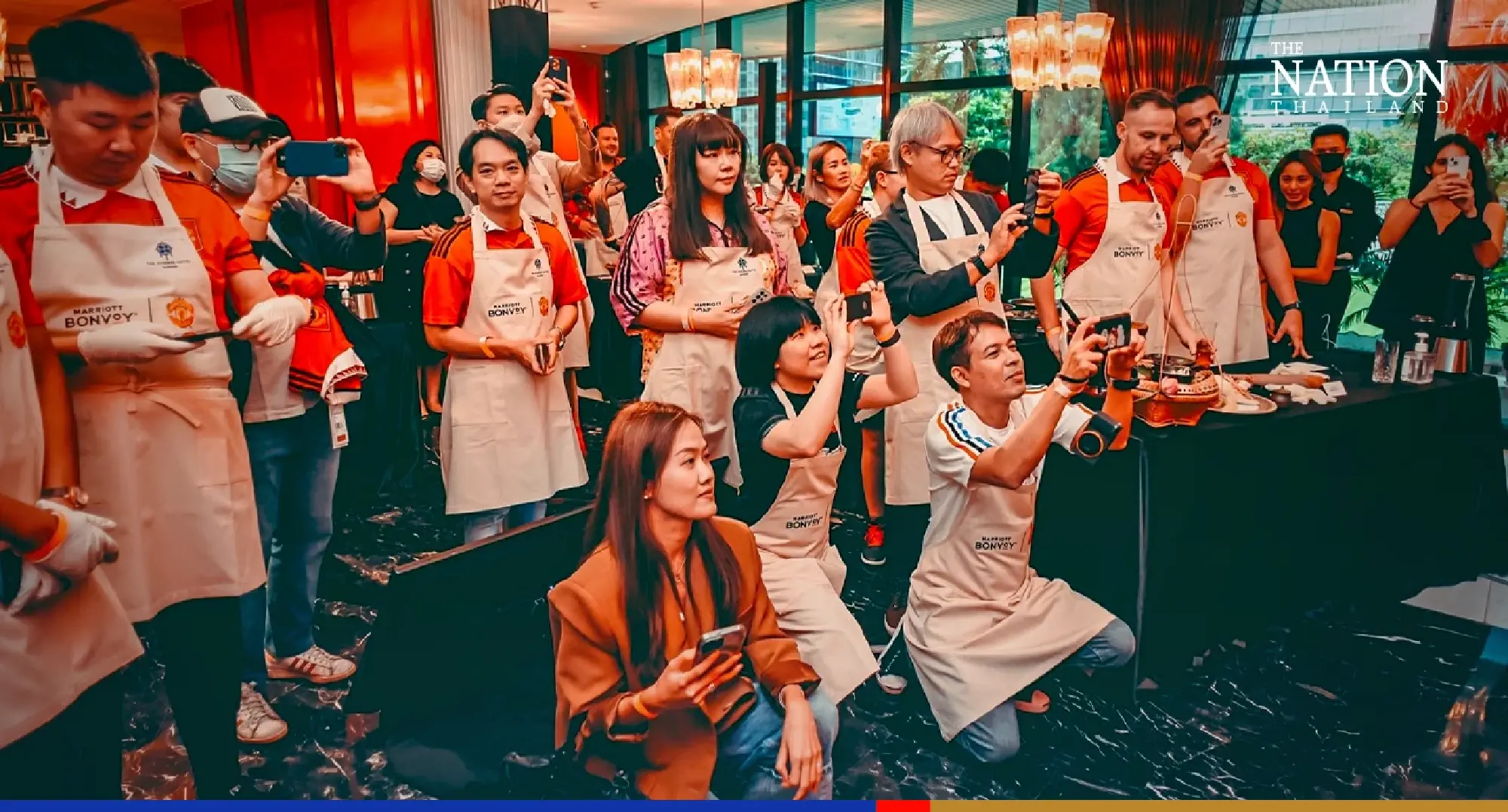 Jadon Sancho slices past Man Utd teammates to win Thai cooking clash