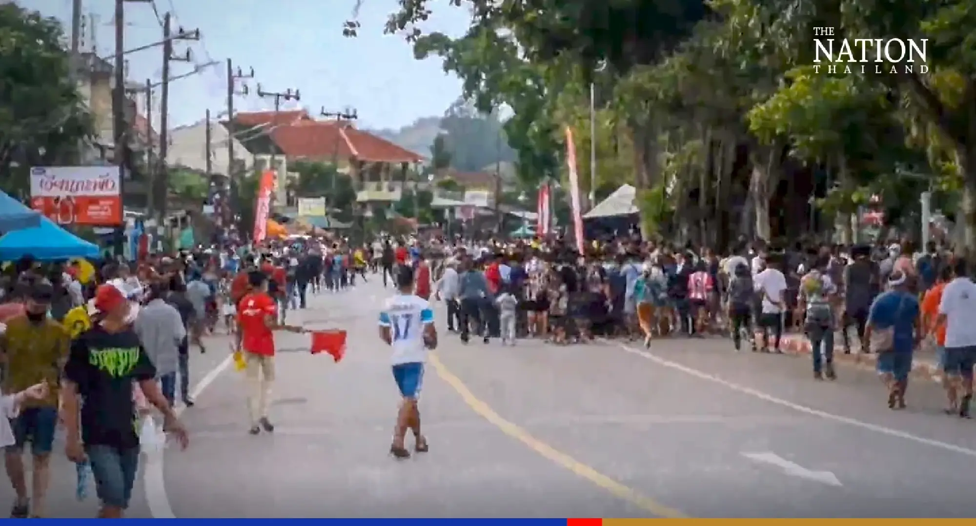 1 killed, 8 injured as motorbike hits spectators in Trang street race