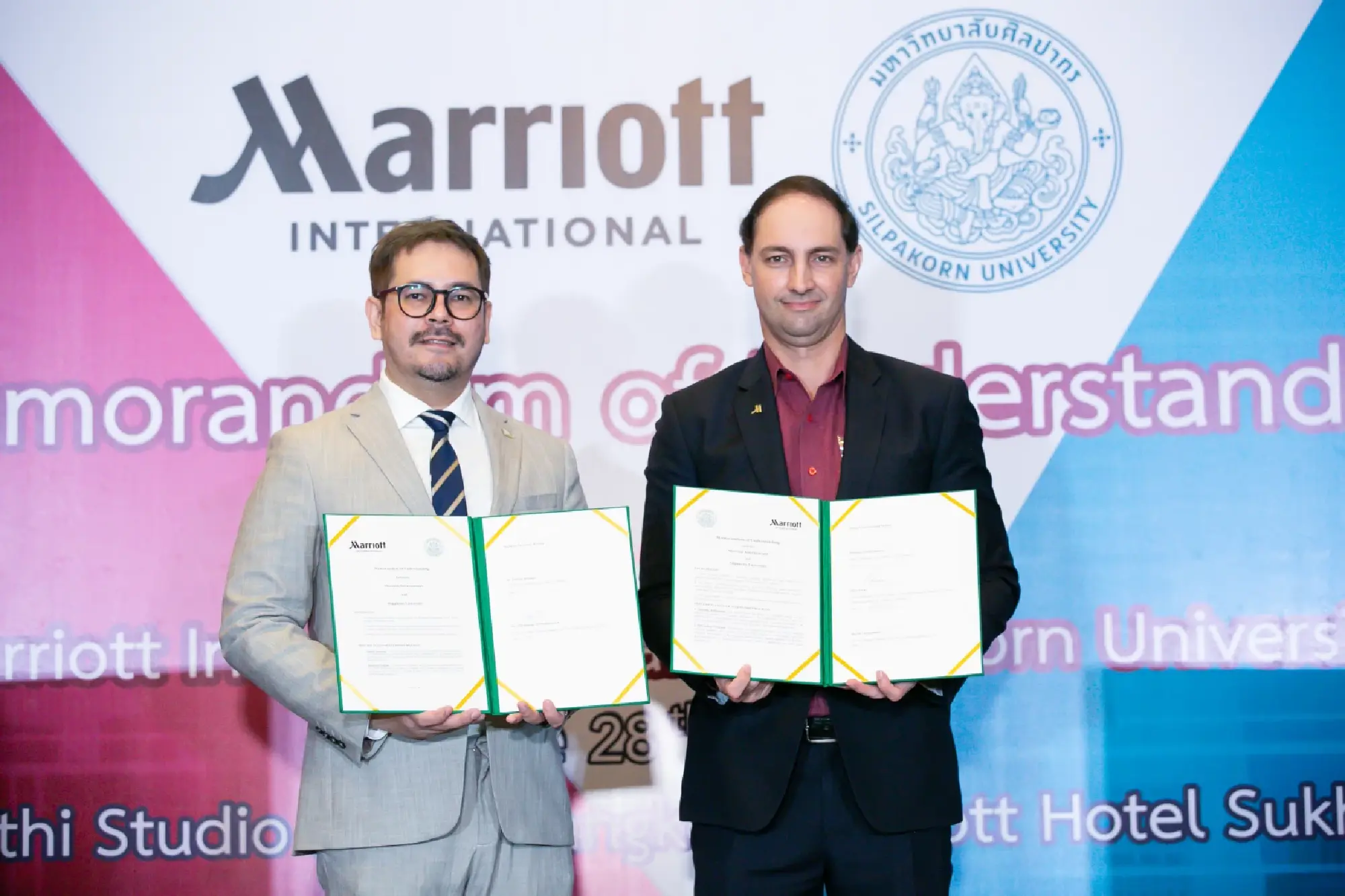 Marriott International signs MoU with Silpakorn University’s Faculty of Management Science to train next generation of hoteliers in Thailand