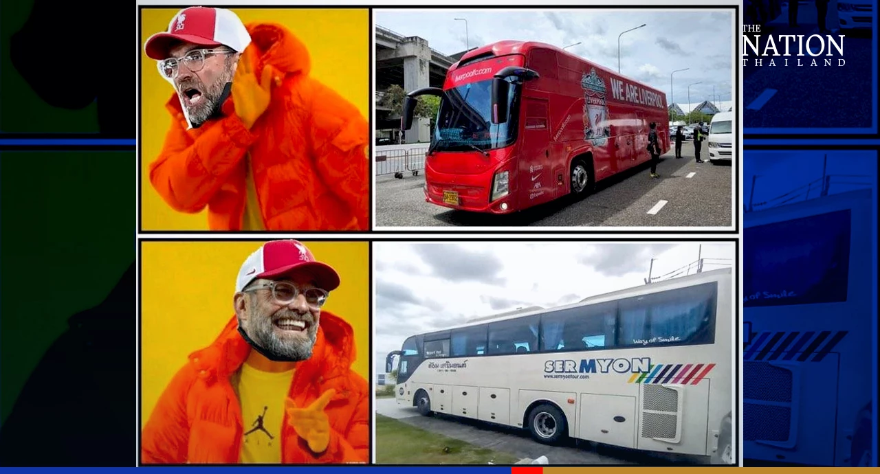 Liverpool team took wrong bus from airport