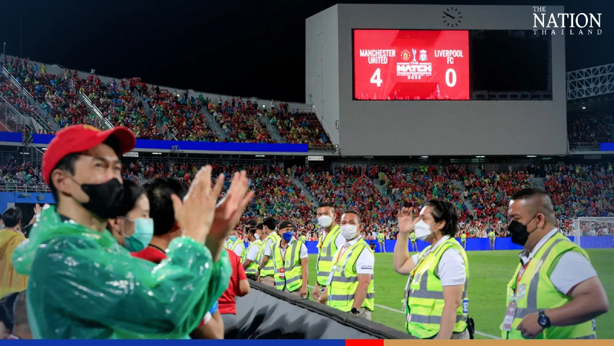 Players thanks Thai fans after Man Utd rout Liverpool