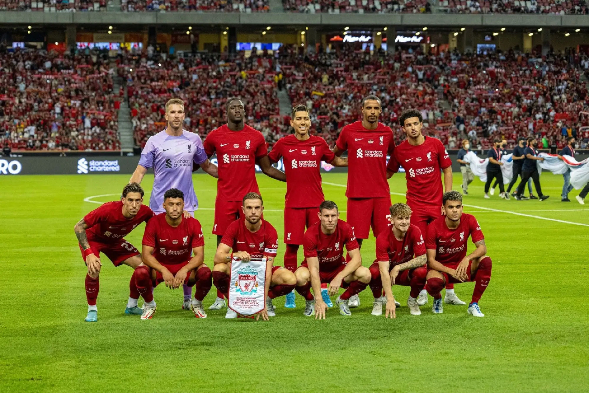 Liverpool beat Crystal Palace in Singapore