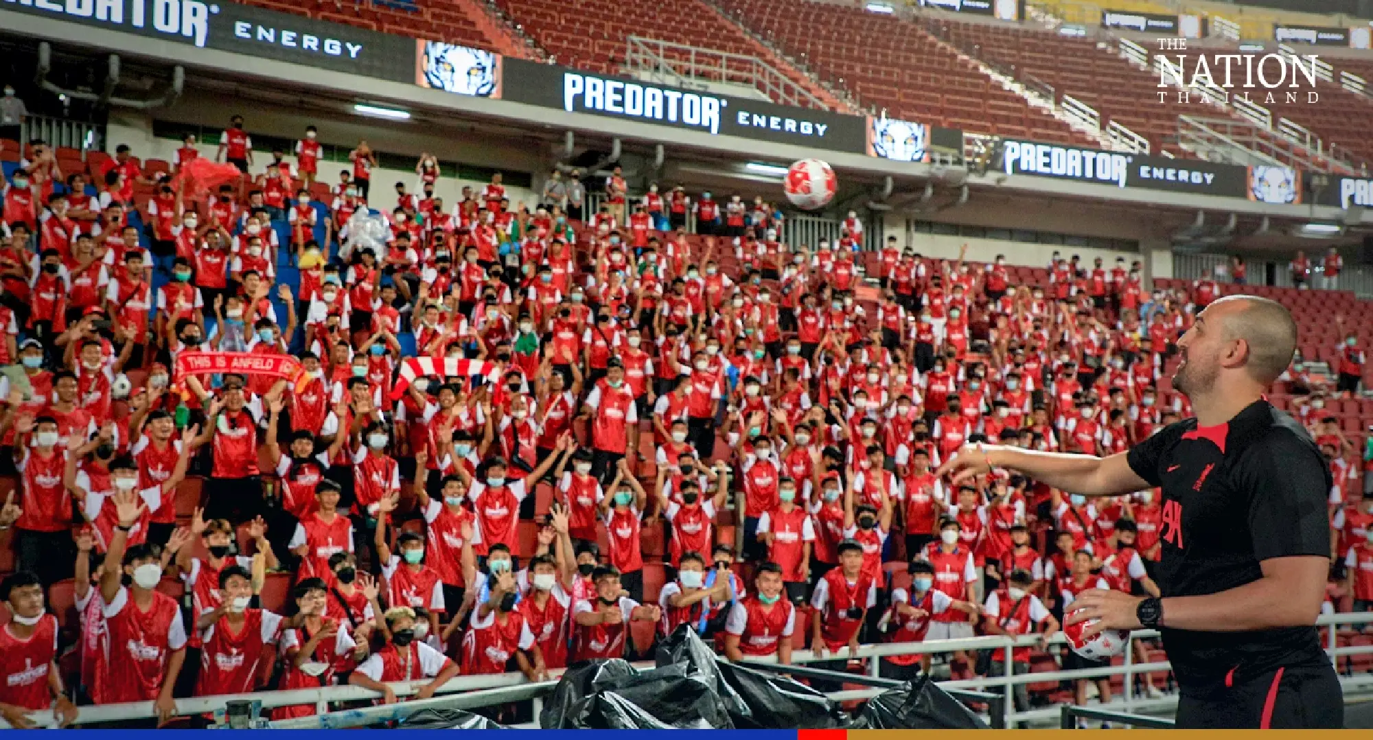 Liverpool hold first public training session in Bangkok