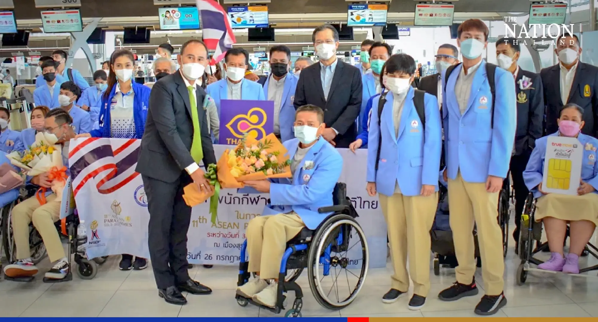 310 Thai athletes leave for Asean Para Games in Indonesia