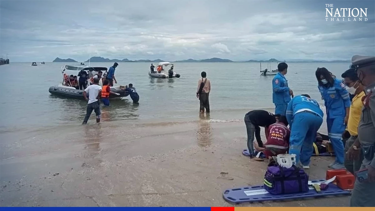 18 passengers injured as boat catches fire off Chumphon