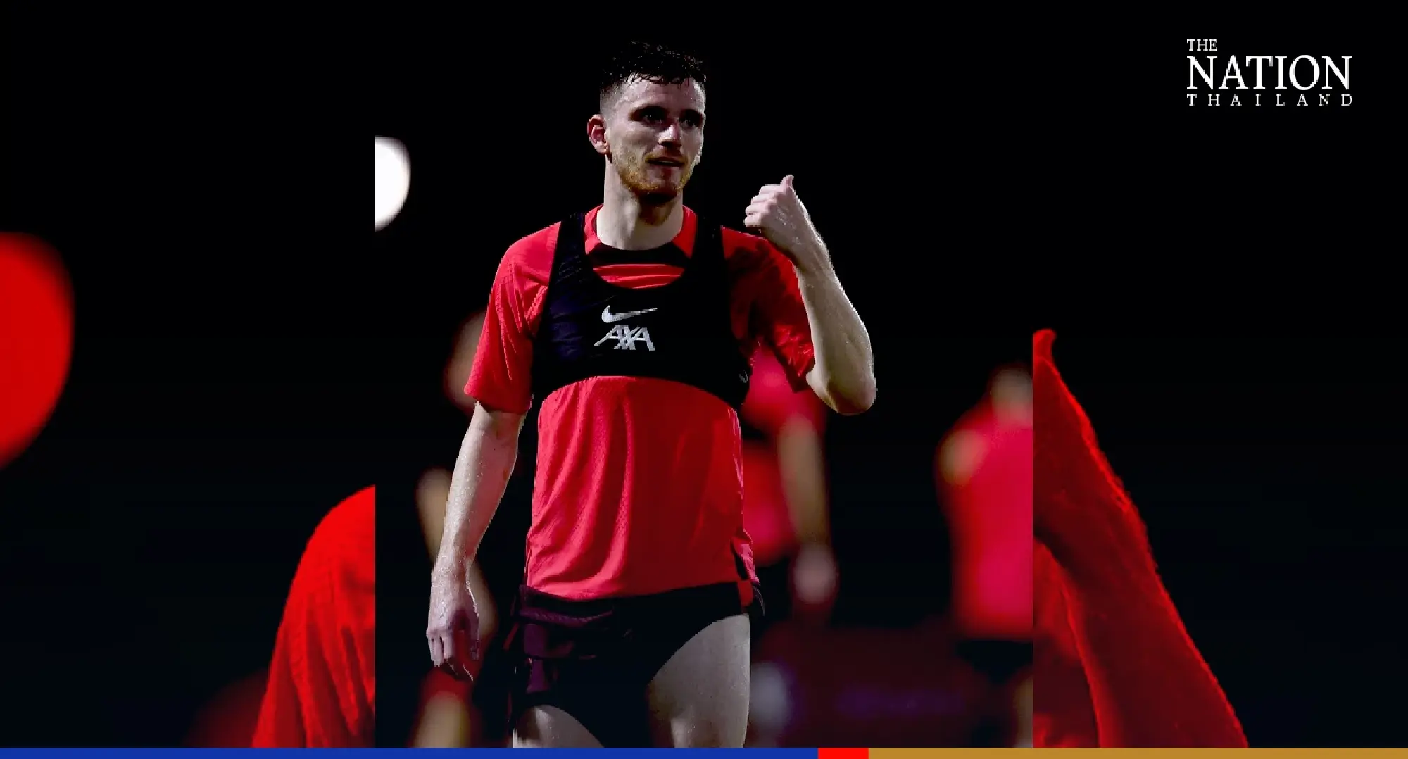 Liverpool continued pre-season training with their first session in Singapore on Wednesday night.