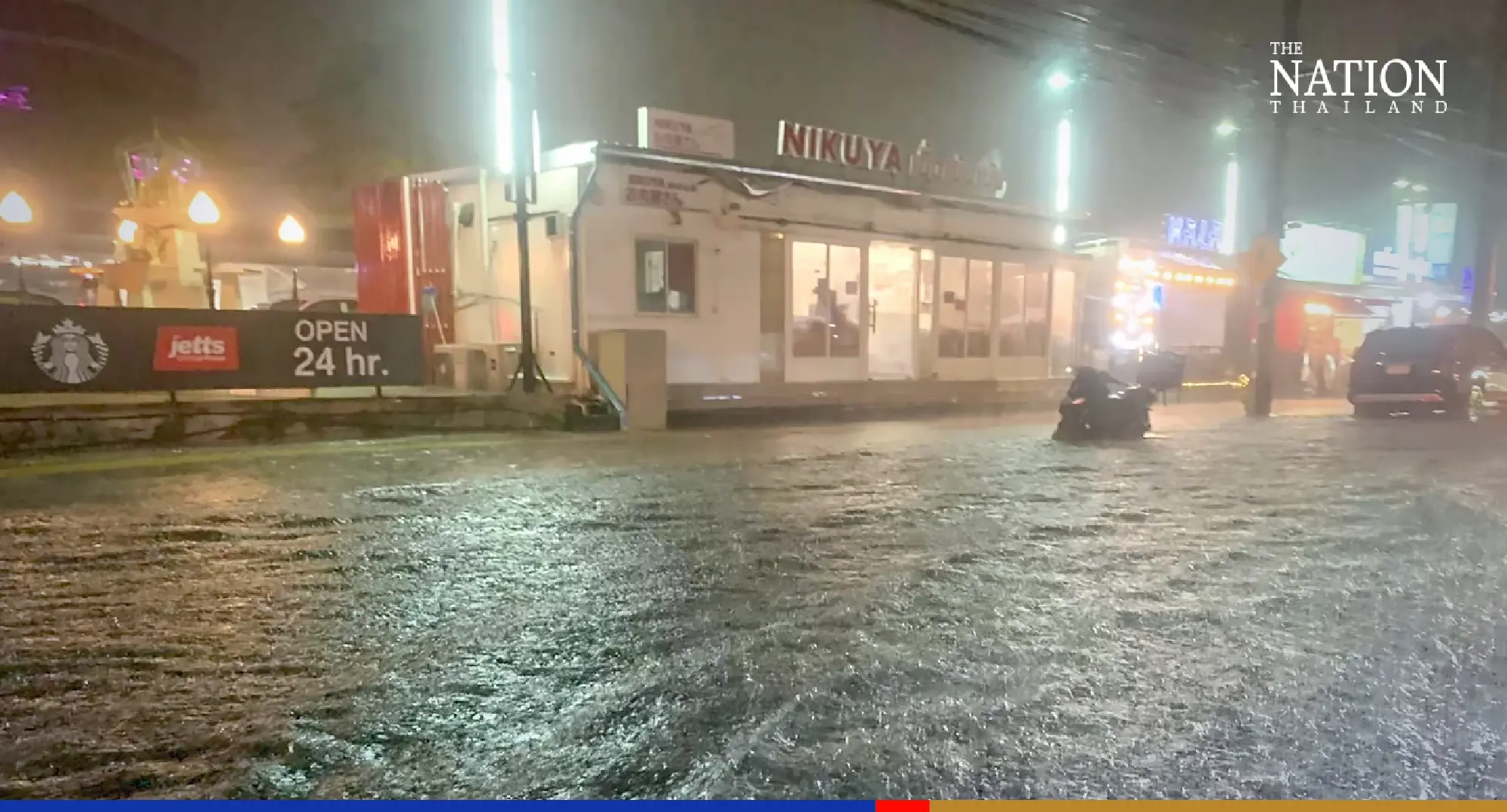 Several Bangkok areas under water after heavy rains pound capital