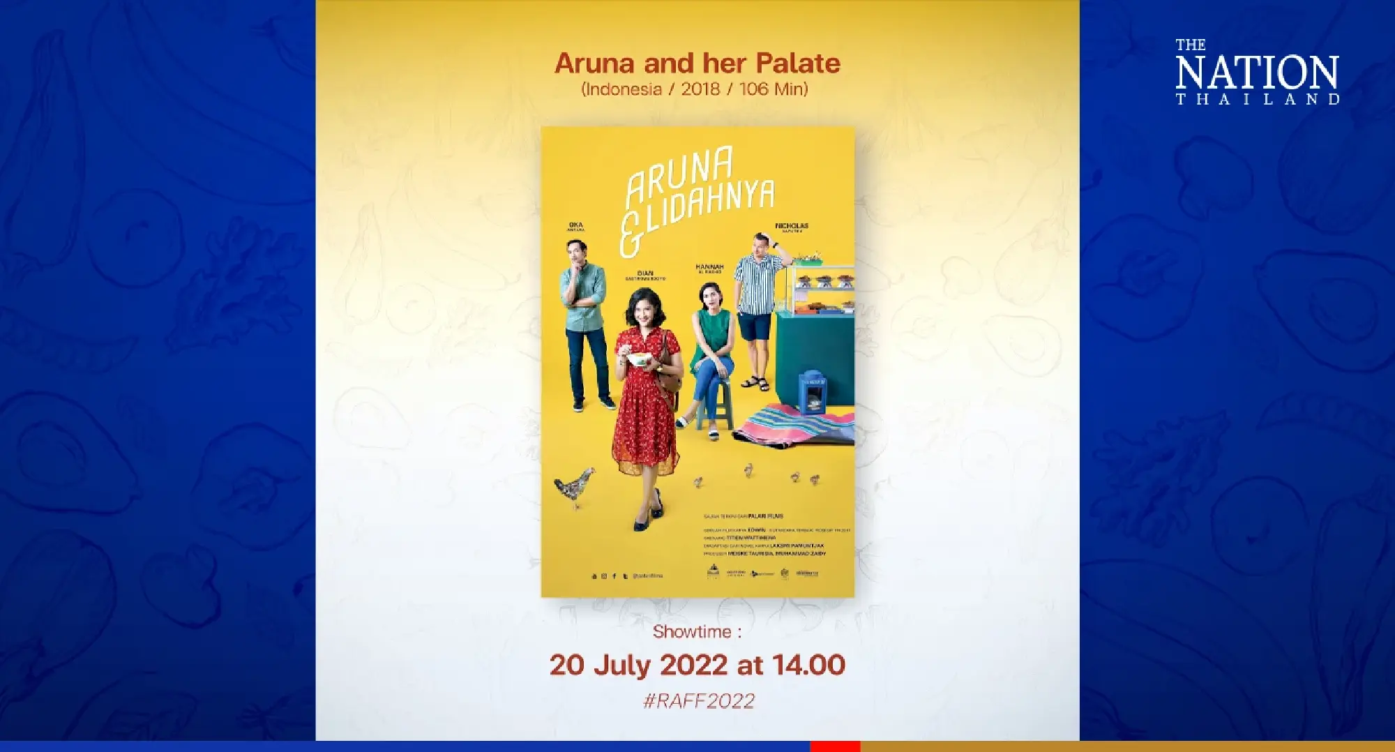 Film fest on Asean culinary set to tickle audience's taste buds next week