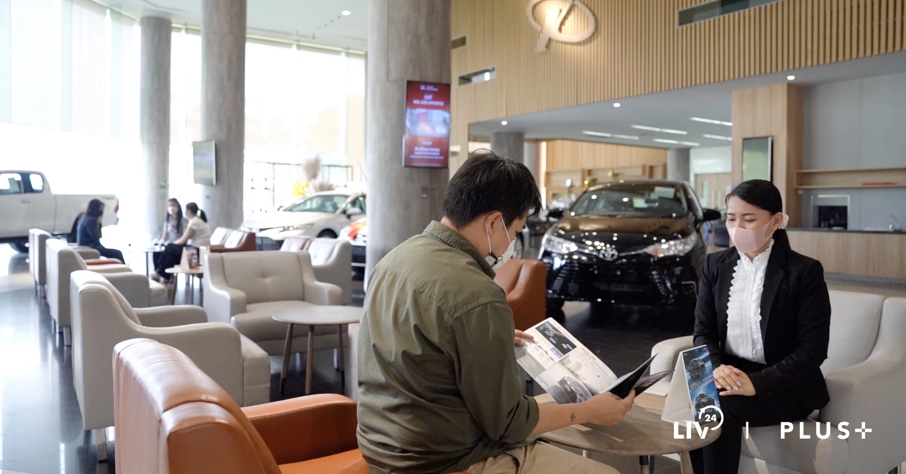 LIV-24 and Toyota Khon Kaen together pilot smart security technology in 13 branches