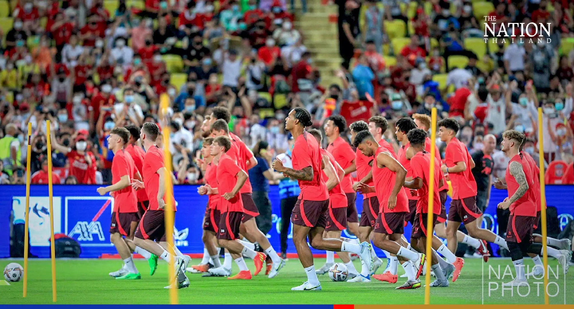 Liverpool hold first public training session in Bangkok