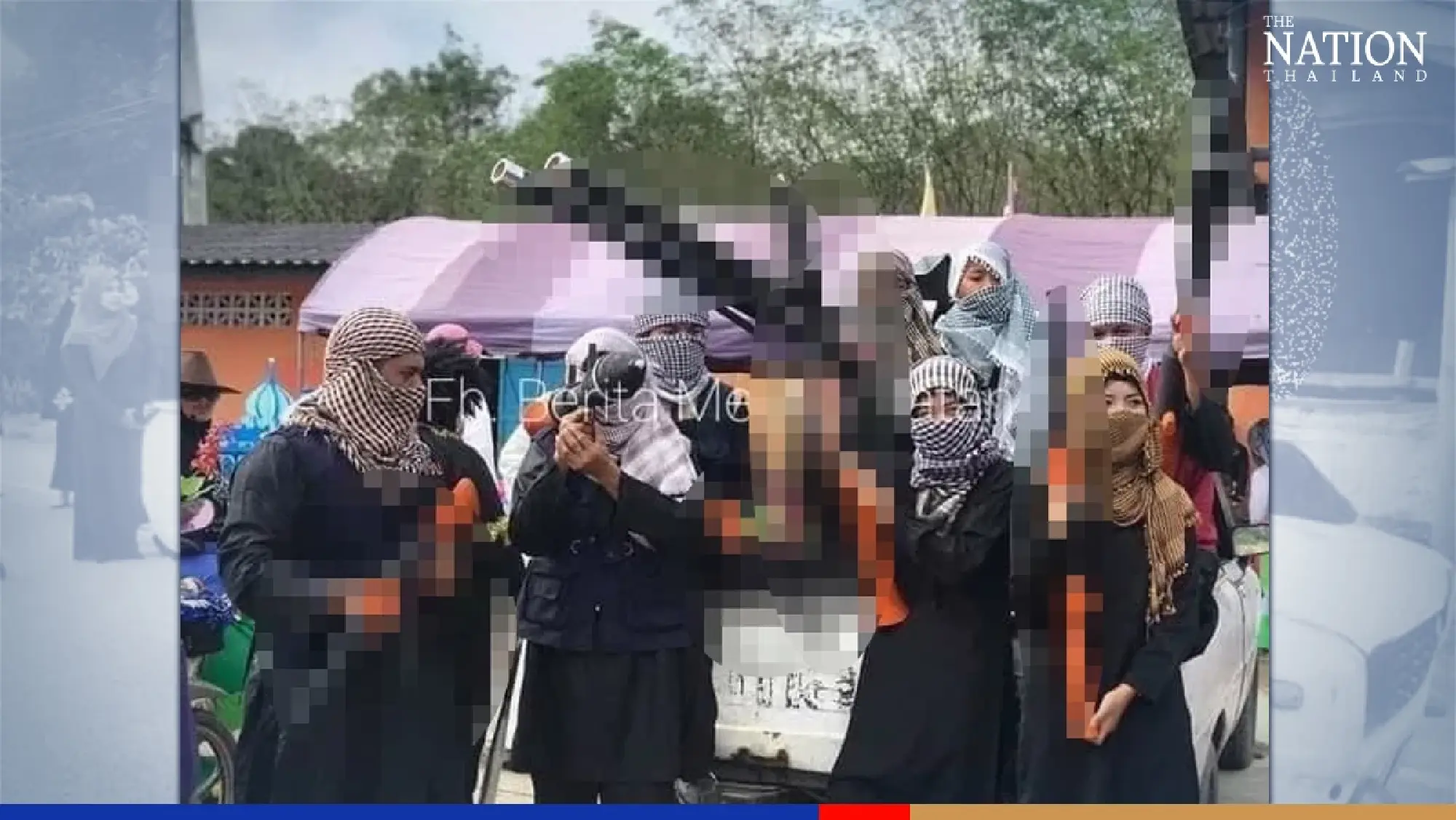 Students pretending to be terrorists in Narathiwat parade spark uproar