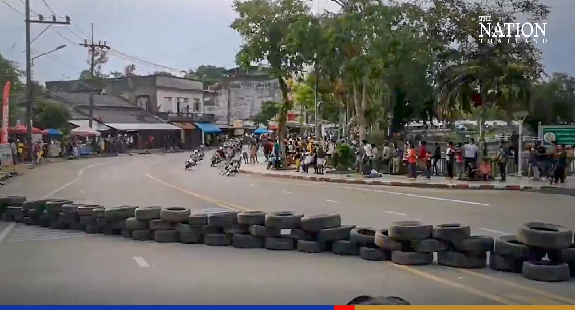 1 killed, 8 injured as motorbike hits spectators in Trang street race
