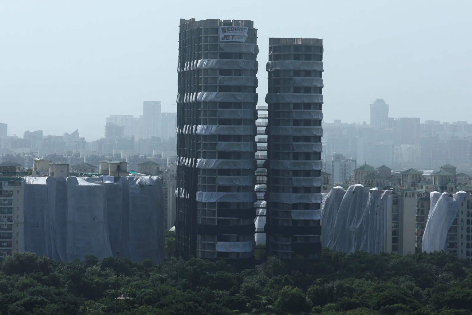 Demolition of twin towers in north India hailed by realty sector