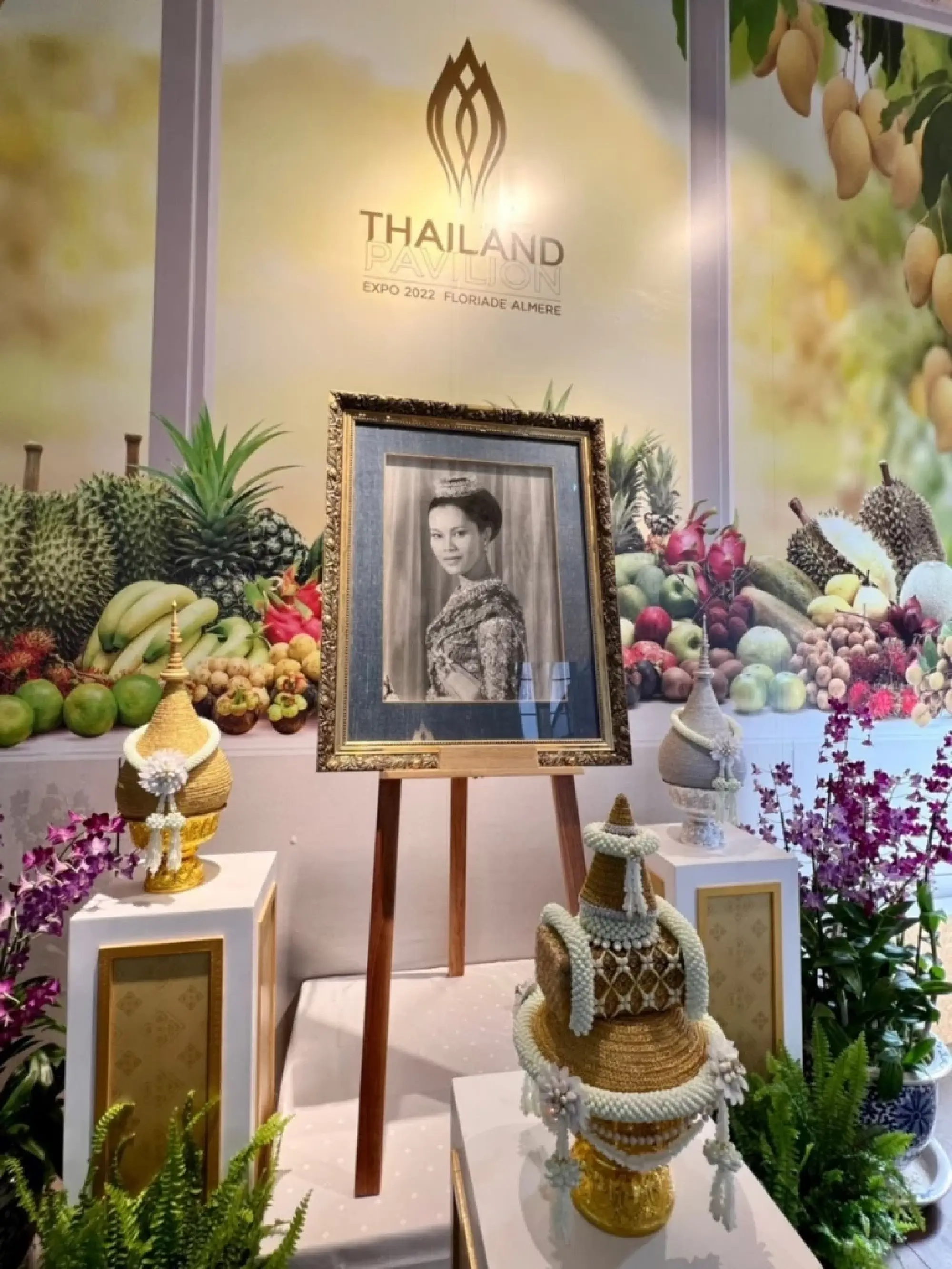 Thais in the Netherlands attend the Exquisite Thai Fabrics Event at the Thailand Pavilion, at the EXPO 2022 Floriade Almere
