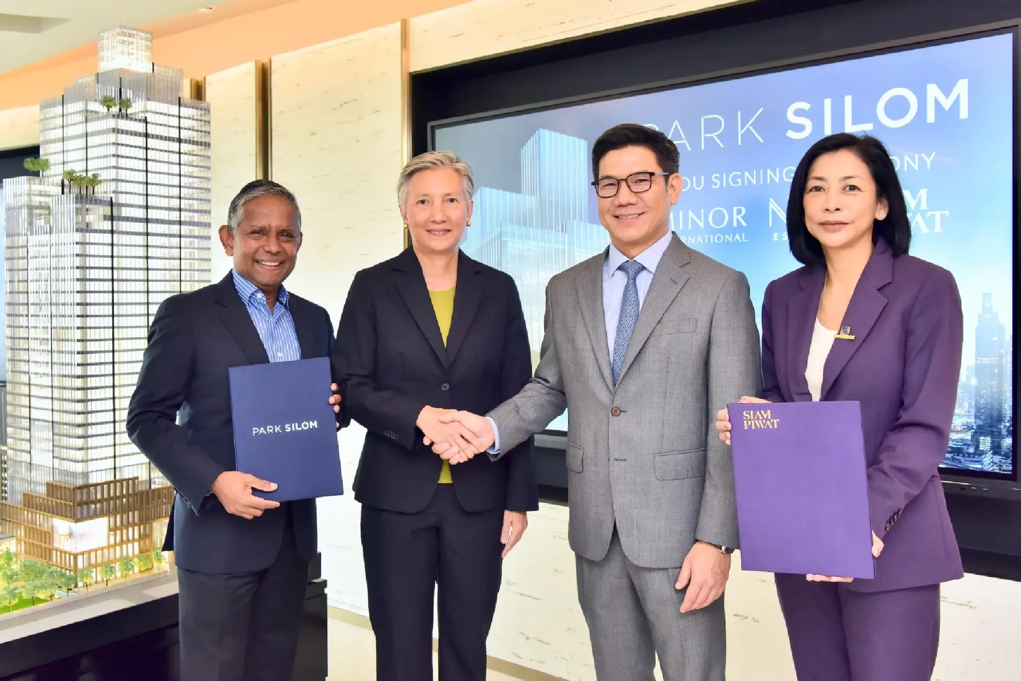 NYE & RGP Development and Siam Piwat join hands in a strategic deal to manage “Park Silom” project