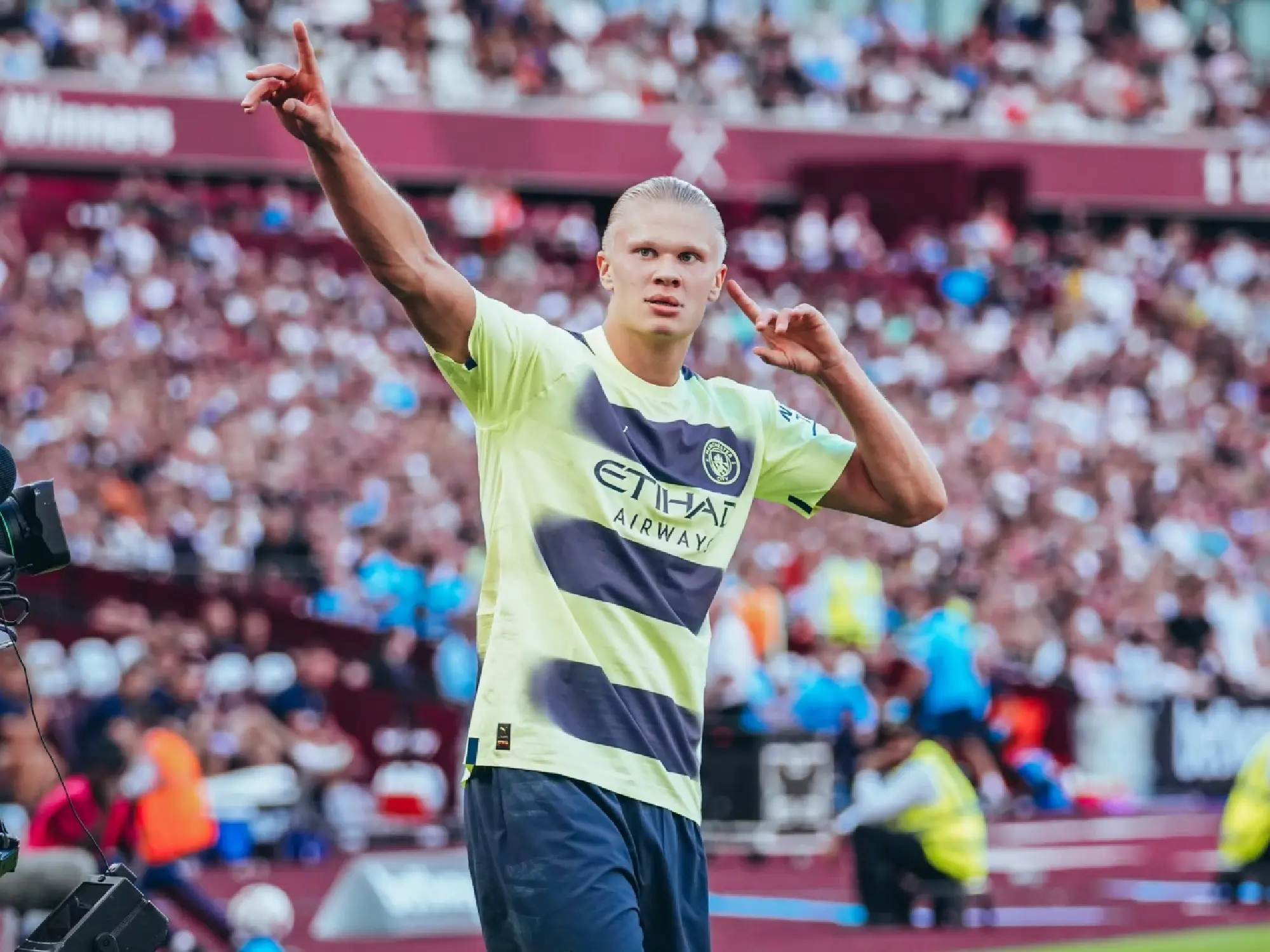 Guardiola hails two goal Haaland's attitude