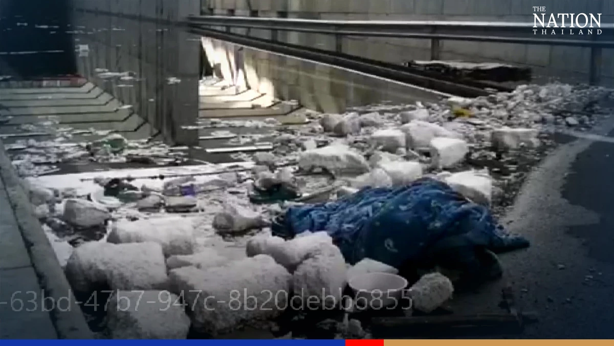 Underpass in Bangkok lies unused two years after completion