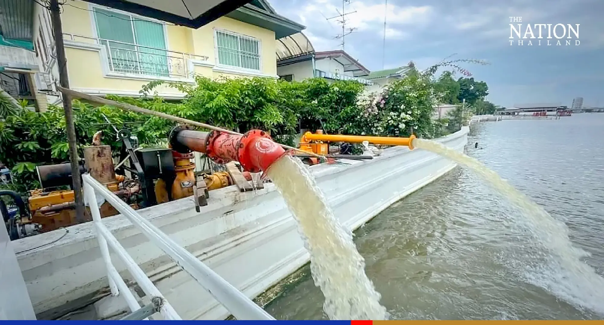 Riverside communities in Bangkok, Nonthaburi, Samut Prakan warned of rising water levels