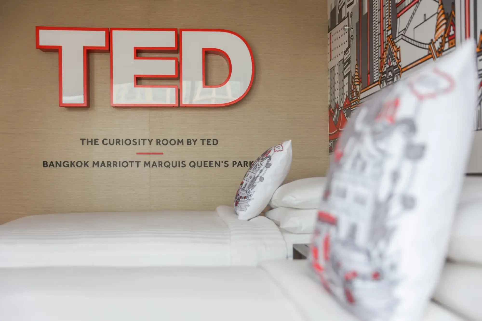 Check in to Curiosity: Bangkok Marriott Marquis Queen’s Park launches the Curiosity Room by Ted