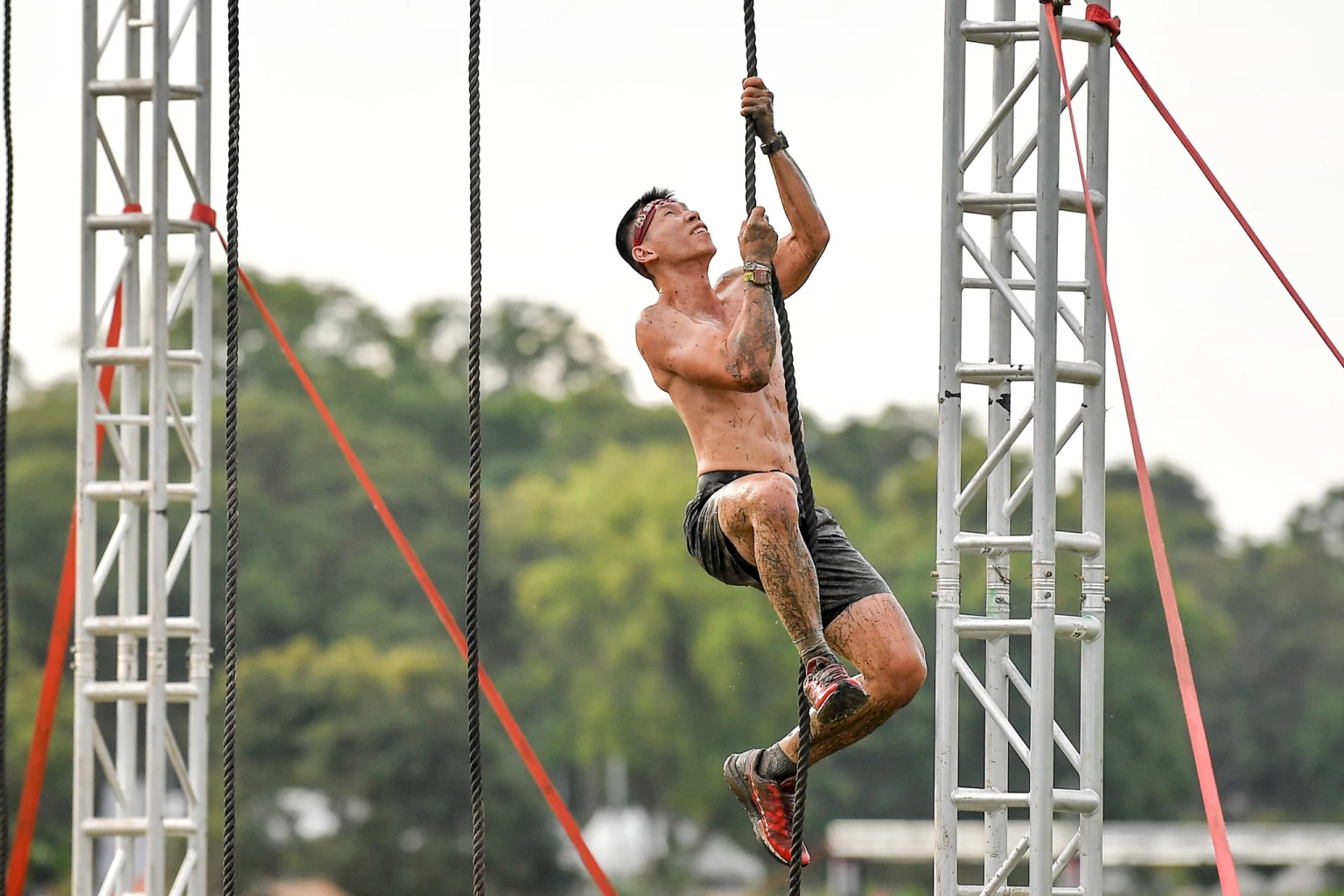 Two Filipino racers win the Spartan Sprint race in Chiang Mai