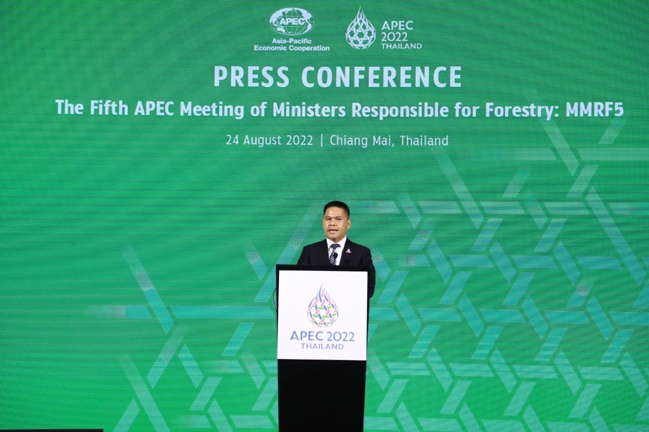 APEC forestry ministers' Chiang Mai meeting hails a success as Varawut puts forward BCG model for sustainable forest management