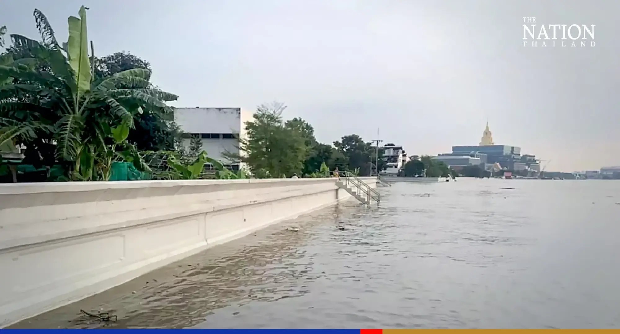 Riverside communities in Bangkok, Nonthaburi, Samut Prakan warned of rising water levels