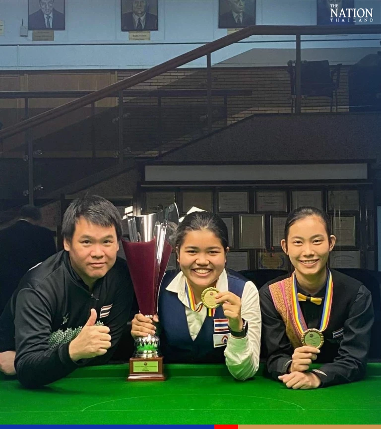 Panchaya, 14, earns Prawit’s praise as new world U21 snooker champion