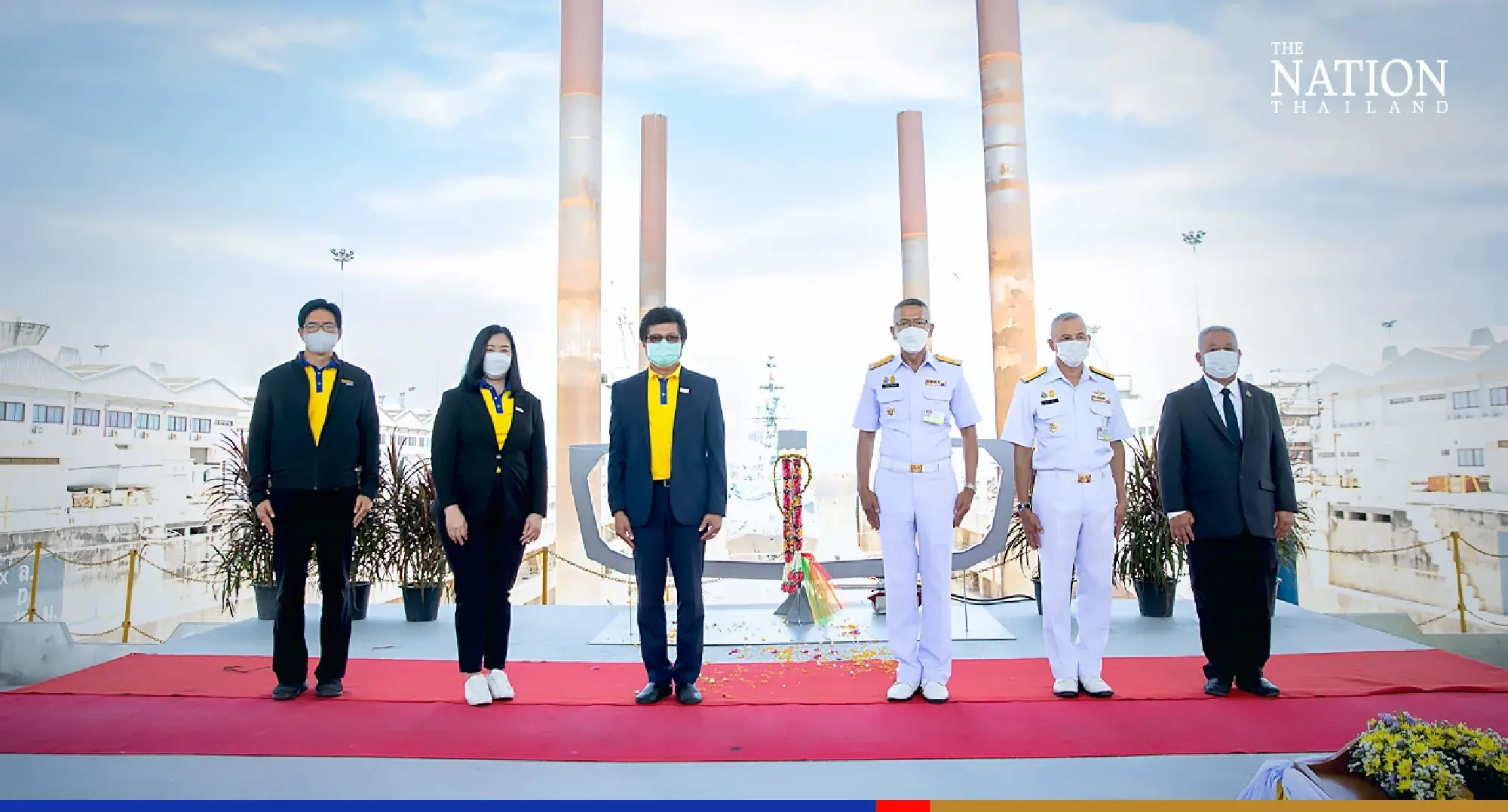 EGAT joins race for carbon neutrality by helping develop electric amphibious boat, pontoons