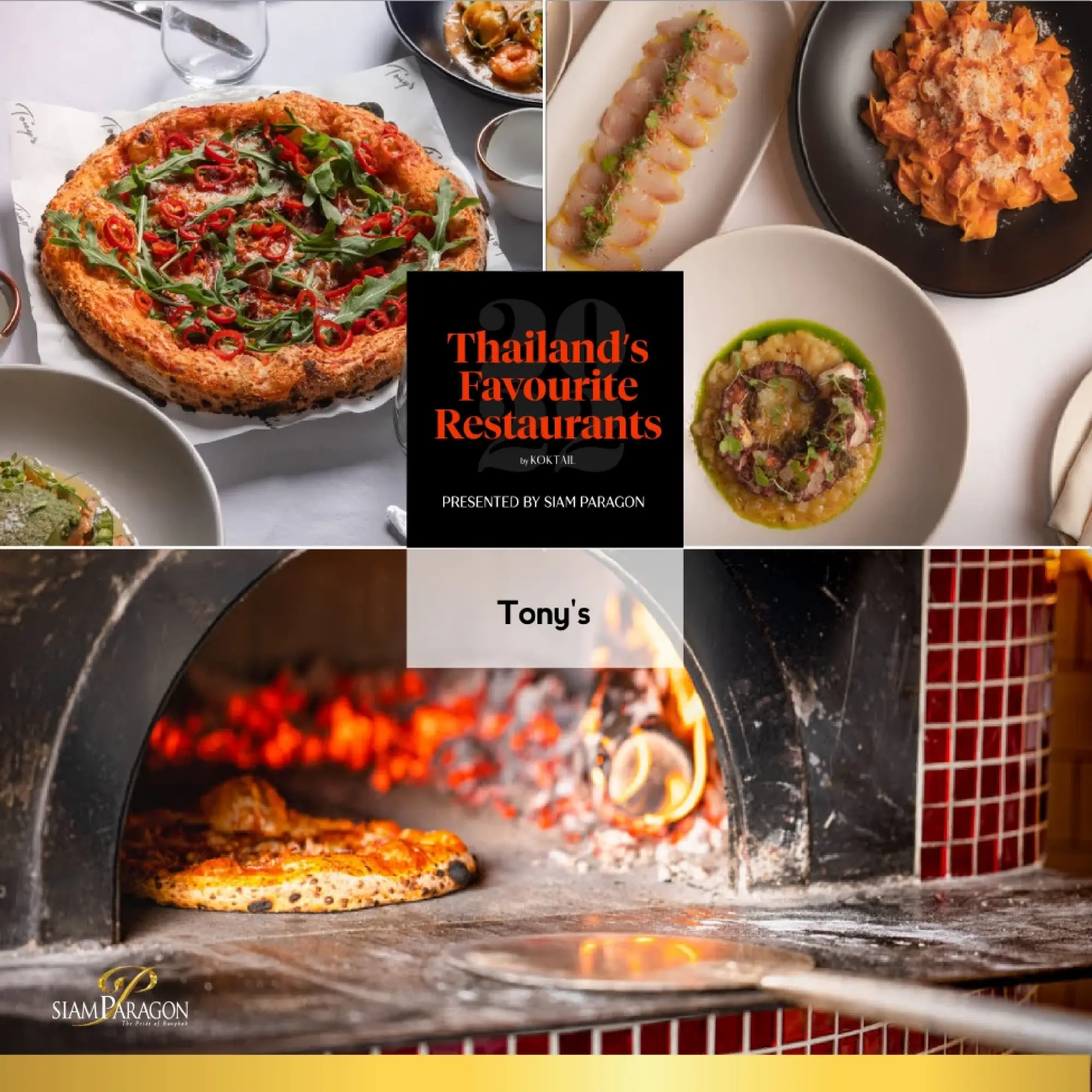 The culinary event of the year “Thailand’s Favourite Restaurants 2022 by Koktail Presented by Siam Paragon” at Parc Paragon on Aug 27-28