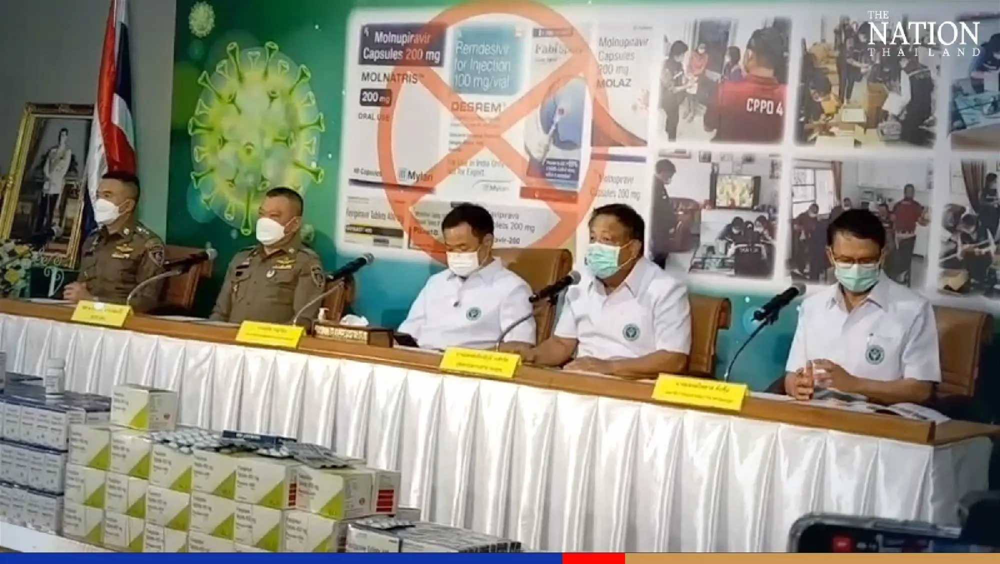 Three arrested in sting operation, THB10m worth of Covid medicines seized