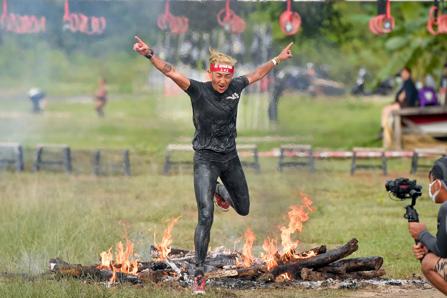 Two Filipino racers win the Spartan Sprint race in Chiang Mai