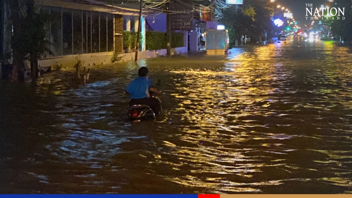 Pattaya wakes up to rivers instead of roads