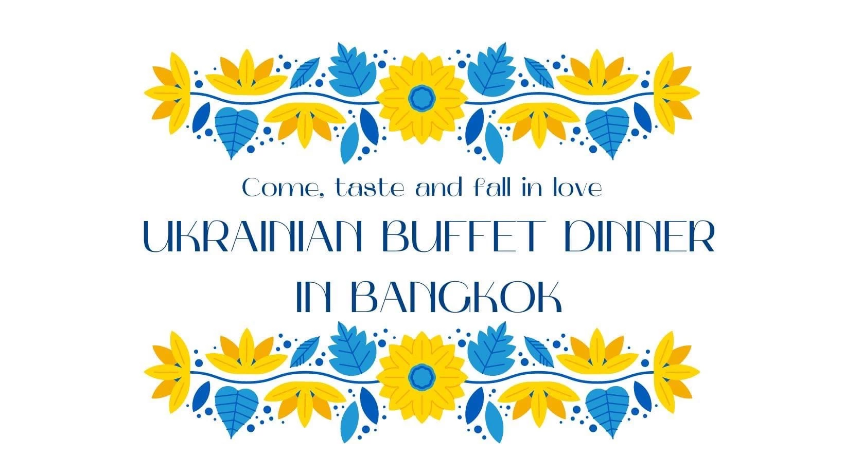 Days of Ukrainian cuisine in Bangkok are coming